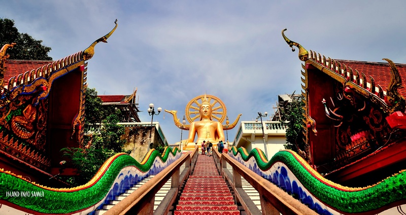 history, koh samui temples, belief, temples, sky, statue, buddhist, religion, outdoors, thailand, travel destinations, the past, building, art and craft