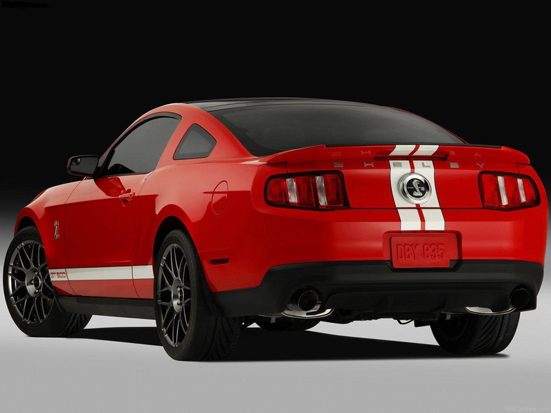 2011, Mustang, art, 720P, backside, cars, shelby, hd, gt, Ford, GT500