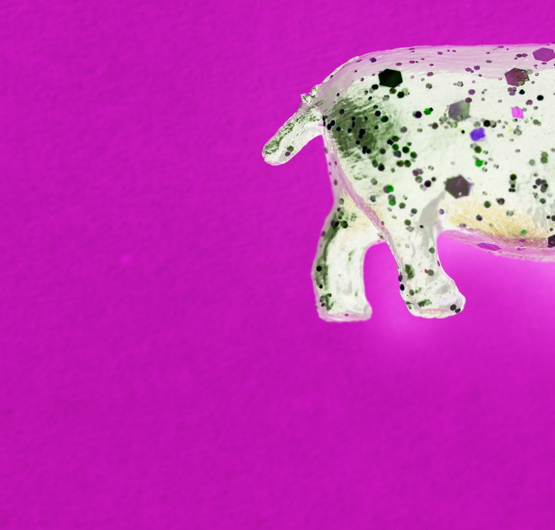 pattern, behind, figure, one animal, hind, backside, effects, spotted, background, indoors, flat lay, blue, single object, hippopotamus, colorful, domestic