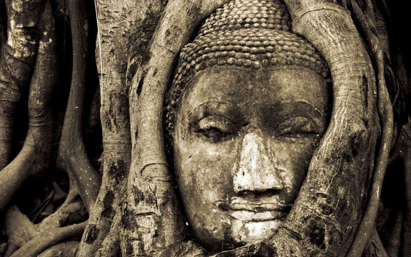 carving, black, spirituality, representation, stone material, Thailand, surface, ancient civilization, male likeness, trees, nature, sepia, history, ancient