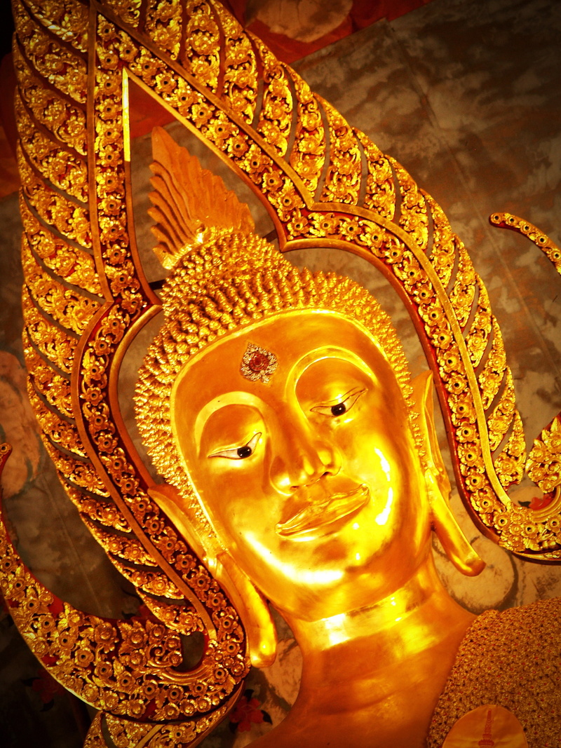 worship, sacred, buddha, male likeness, buddhist, gold, golden, isolation, silhouette, thailand, art and craft, no people, closeup, asia, serene, idol