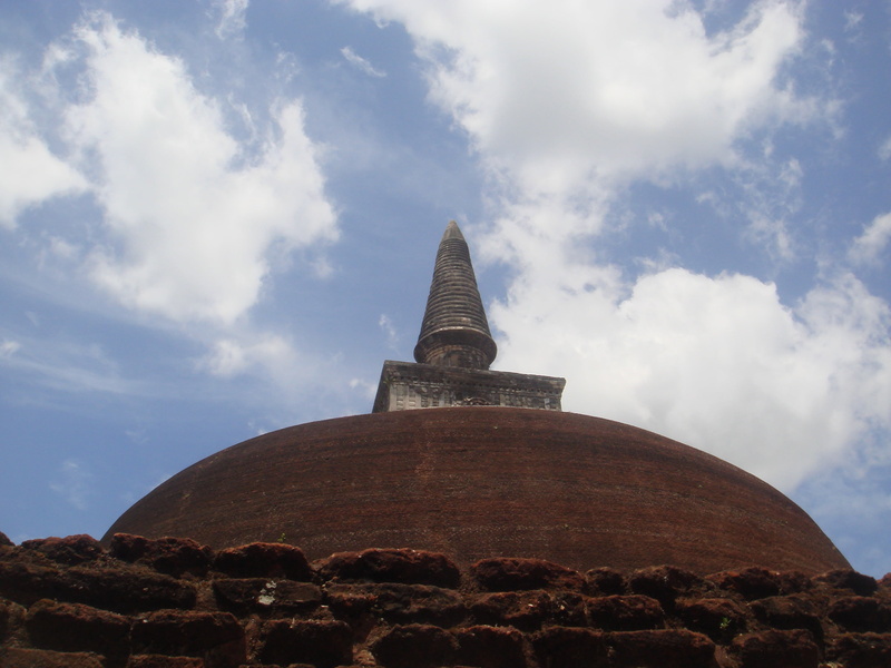 nature, worship, sky, sri lanka, building exterior, belief, history, cloud - sky, built structure, no people, the past, spire, place of worship, rock, day