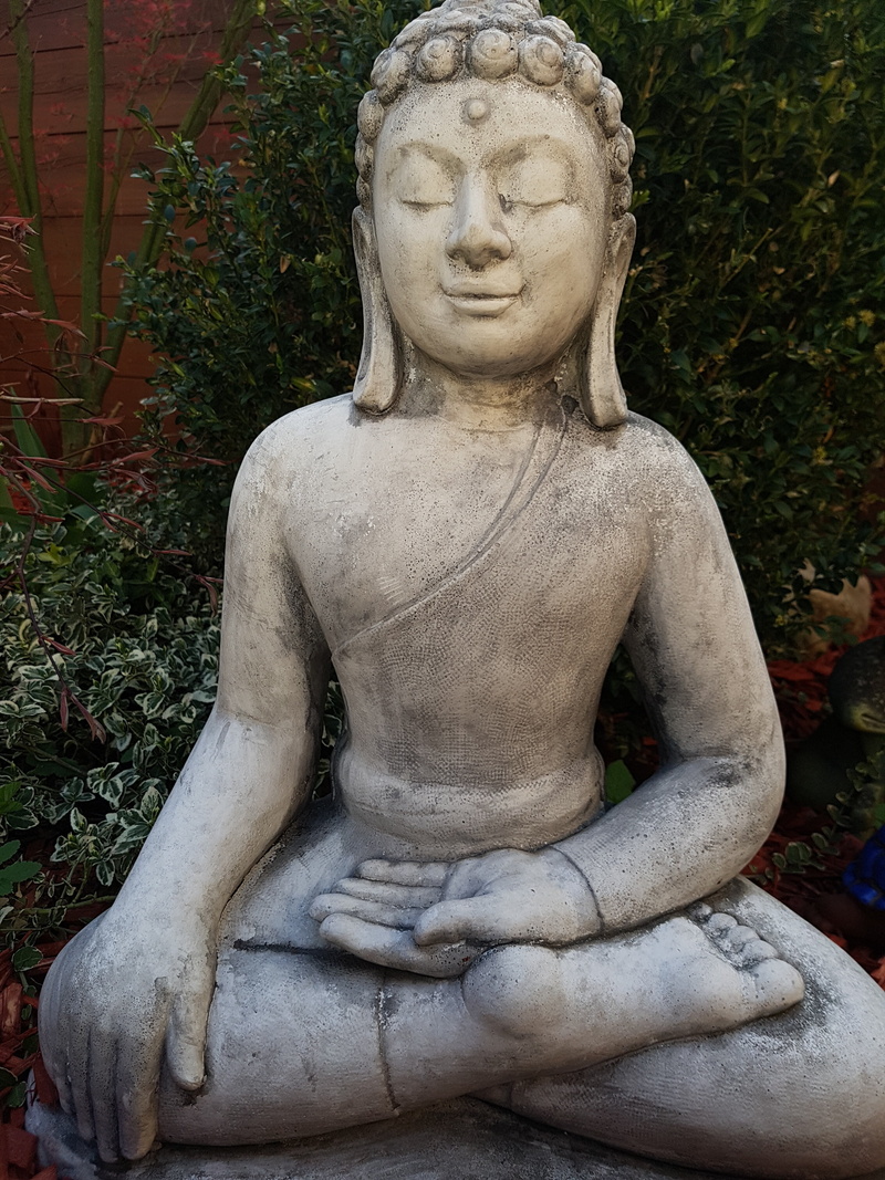 craft, male likeness, buddah, asia, buddhism, buddha, park - man made space, park, decoration, 4K, plant, day, representation, idol, garden, outdoors