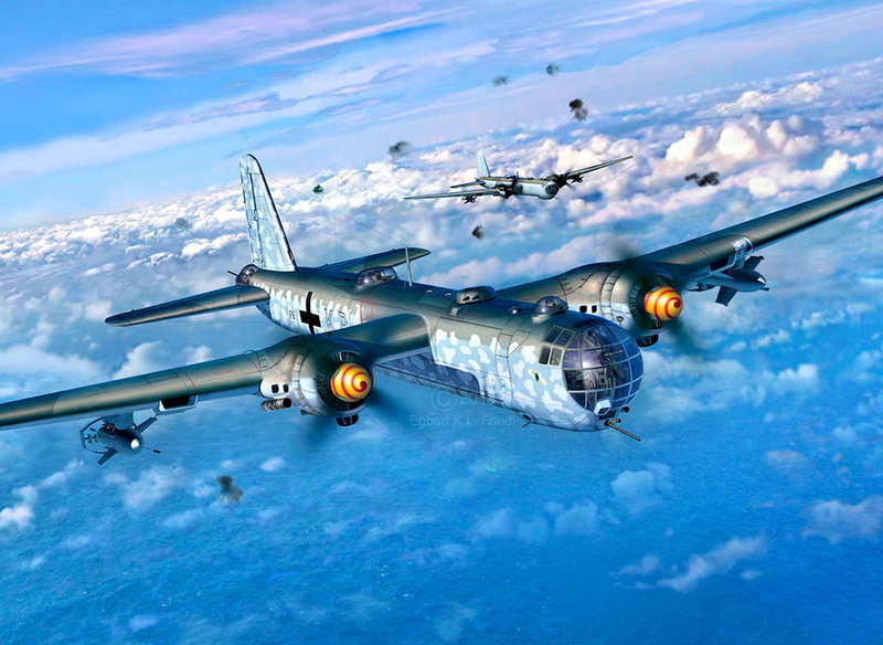 Heinkel He.177A-5, The DB 610 engine, WWII, managed planning to bomb, Gripping, 1080P, heavy bomber, FX-1400, armed