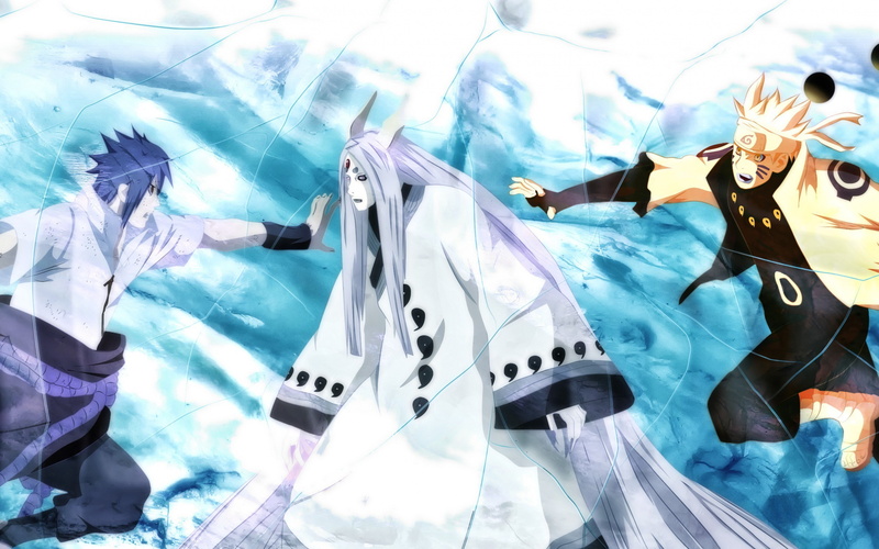 4K, download 3840x2400 naruto, sharingan, naruto, rikudou mode, naruto shippuden backgrounds, sasuke