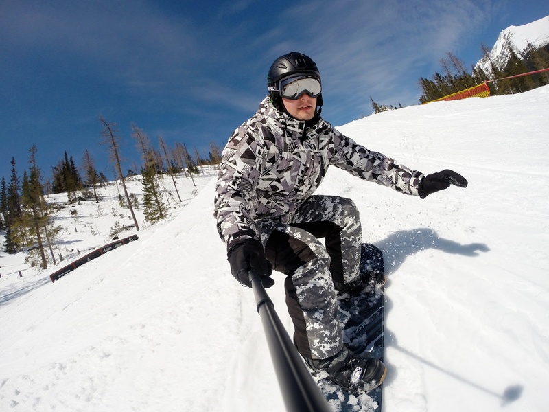 leisure activity, lifestyles, ski holiday, clothing, vacations, 2K, nature, snowboarding, front view, cold temperature, sport, outdoors, stick, young adult
