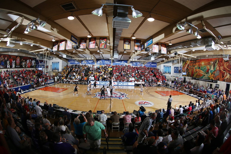 crowd, mixed age range, ncaa tournament, men, large Group Of People, day, high angle view, built structure, people, spectator, event, modern, architecture