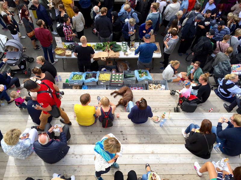 city, food, hornstulls strand, men, large group of people, architecture, social, sweden, adult, lifestyles, spectator, nature, market, outdoors, 2K, women