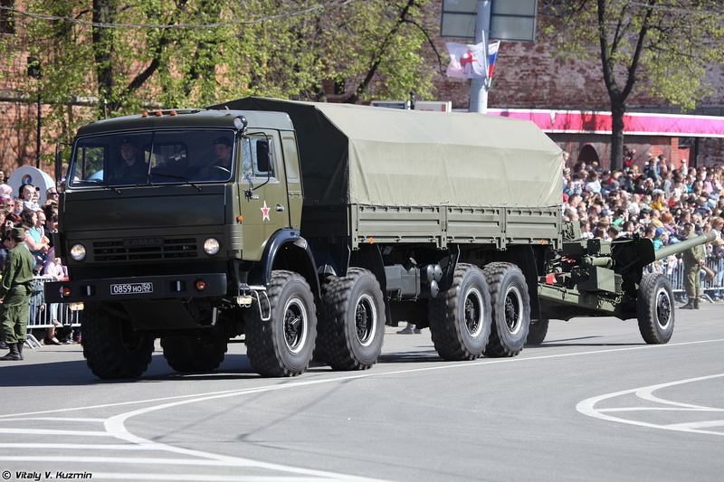 russia, 4K, 100mm, kamaz 6350, parade in nizhny novgorod, russian, military, victory, day, truck, mt 12r, red star, army, 2014, 4000x2667, gun