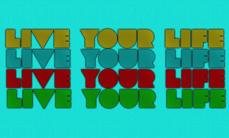 blue, green eyes, live your life, yellow, red, 2K
