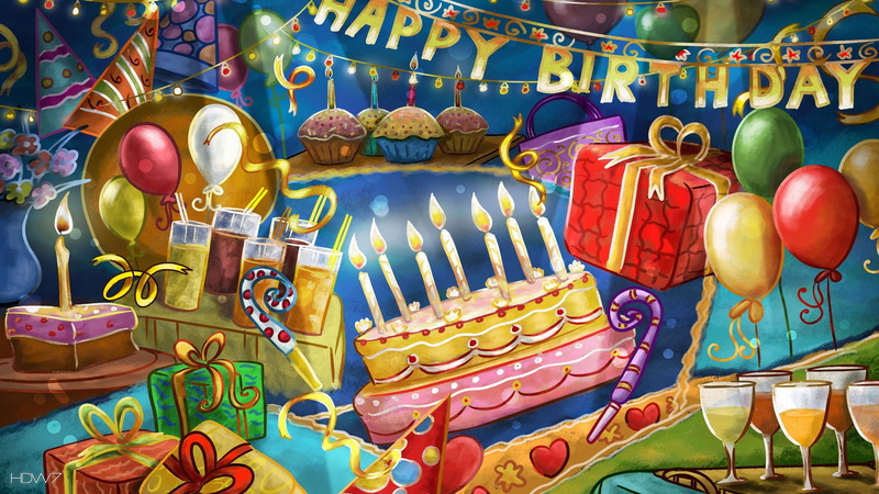 food and drink, pink, treat, party, birthday, large group of objects, color, cake, place of business, 1080P, balloon, choice, decoration, snack, holiday