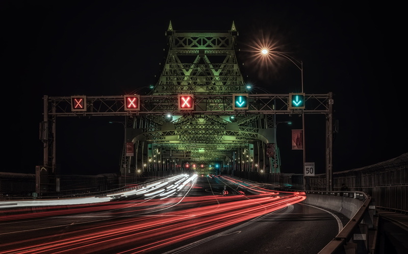 Pont Jacques Cartier, 1080P, Montreal, Quebec, Longueuil