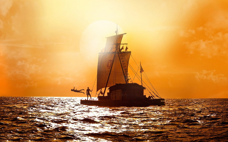 1080P, Movie, Kon-Tiki, Boat, Raft