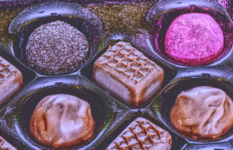 container, still life, temptation, candy, chocolate confectionery, cocoa, brand, truffle chocolates, 5K, unhealthy eating, calories, chocolate, variation