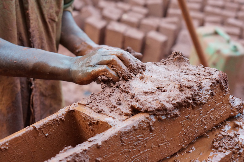 human hand, brickmaker, art and craft, labour, person, finger, hand, handmade, cement, occupation, 4K, holding, focus on foreground, gardening, skill