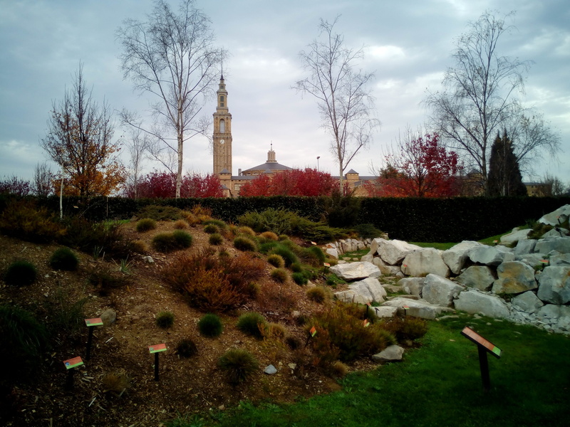outdoors, built structure, holiday, tourist, labour city of culture, place of worship, walk, spain, grass, landscape, sky, tourism, tree, bare tree, no people