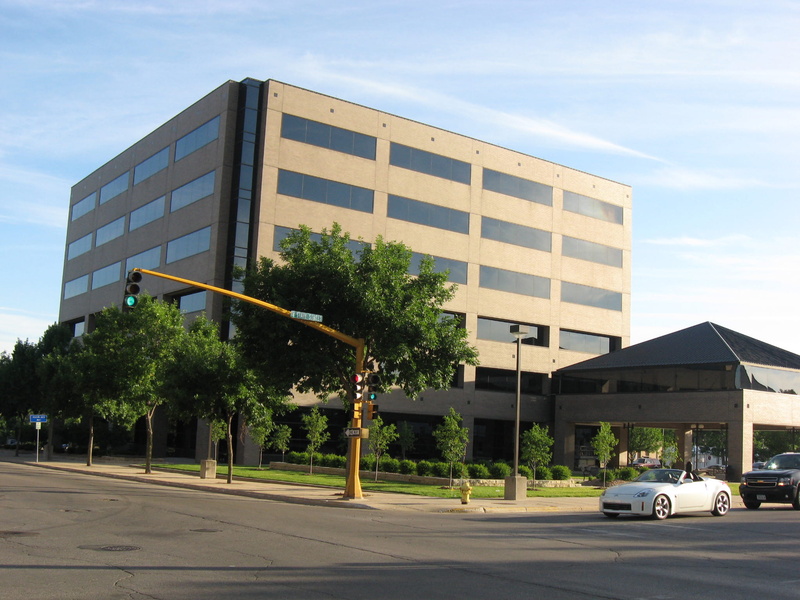 Building, place of work, office building exterior, building Exterior, no people, mason city, Principal Financial Group, land vehicle, city, public domain