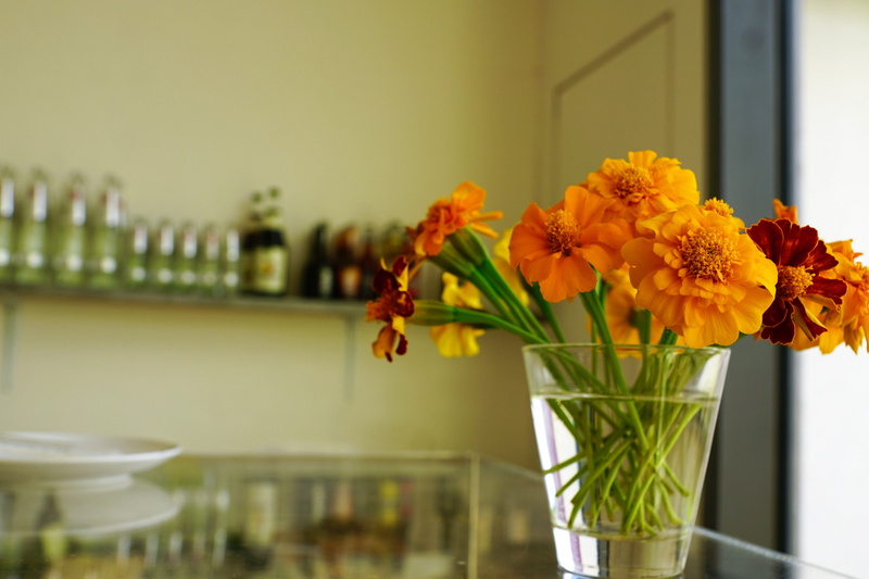 bar, plant, board, coffee, bunch of flowers, nature, indoors, benefit from, cafe, alcohol, shield, alcohol sales, flower, no people, petal, celebrate, marigold