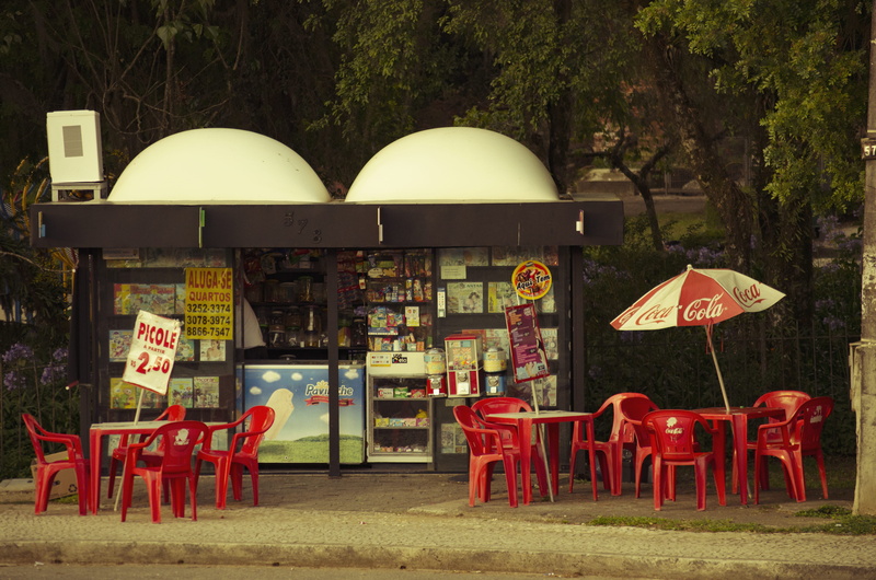 4K, dining table, nature, absence, plant, built structure, food, stand, land, shop, park - man made space, relaxation, seat, canopy, asphalt, shelf, chair
