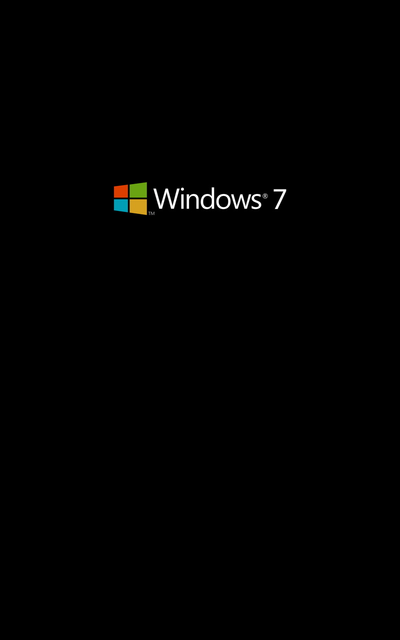 Windows 7, logo, Microsoft Windows, simple background, minimalism, portrait display, 2K, operating system