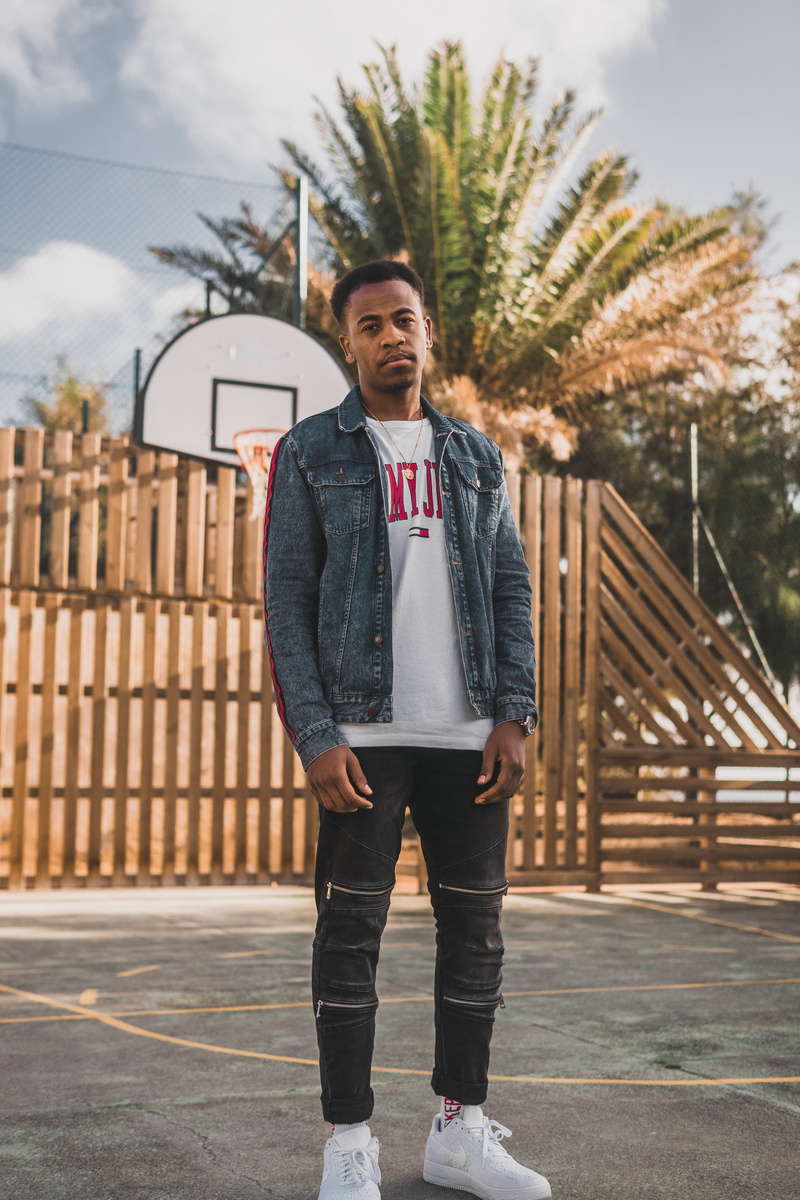 full length, near, portrait, tree, one person, young adult, boot, casual clothing, shoe, outdoors, home decor, 5K, denim, clothing, human, sleeve, system