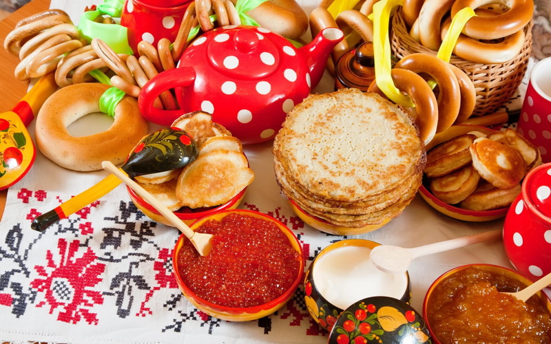cream, jam, pancakes, red, eggs, sour, crepes, dry, food, bagels, 1080P