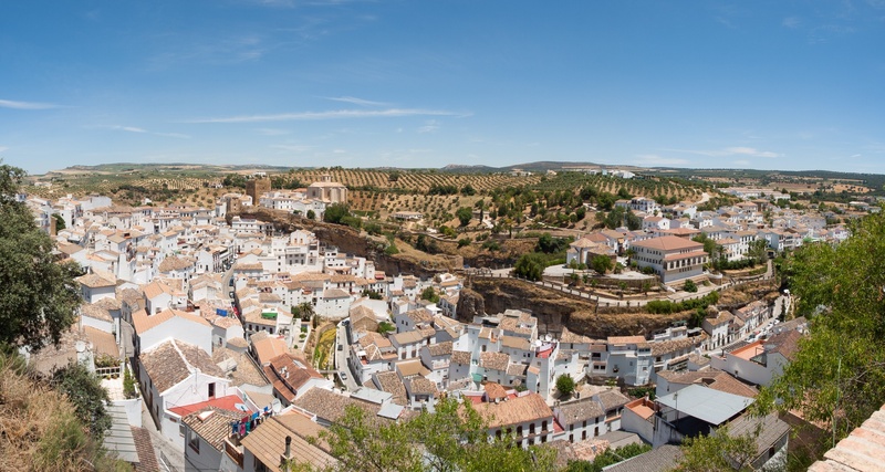 town, outdoors, building exterior, old, the past, residential district, scenic, design, historic, scenery, city, high angle view, architecture design, spain