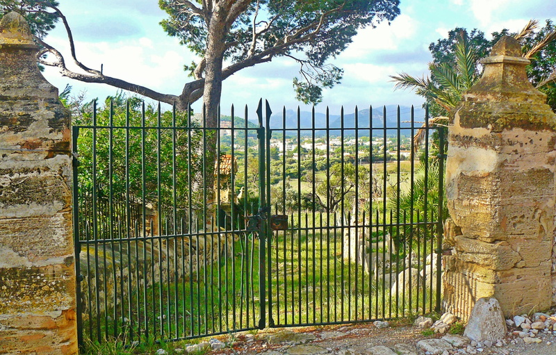 security, safety, barrier, protection, nature, south, Holiday, gate, building, atmospheric, architecture, hiking, Fence, green color, mediterranean, closed