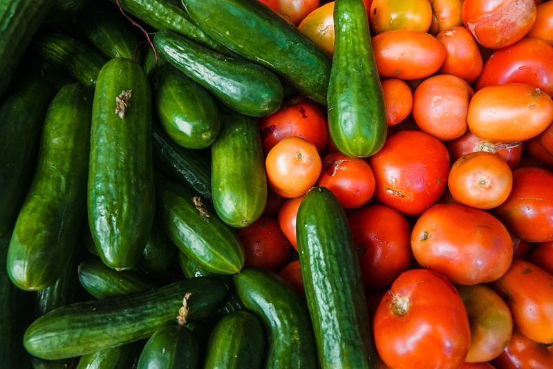 fruit, wellbeing, no people, juicy, healthy, vegetable, 4K, market, full frame, food and drink, vegetables, backgrounds, cucumbers, sale, retail display
