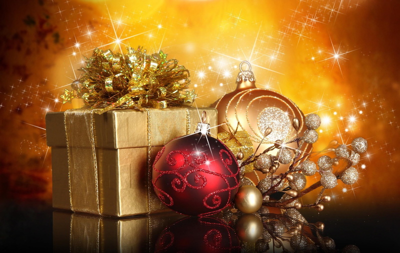 balls, attributes, decorations, 2K, christmas decorations, glitter, christmas, holiday
