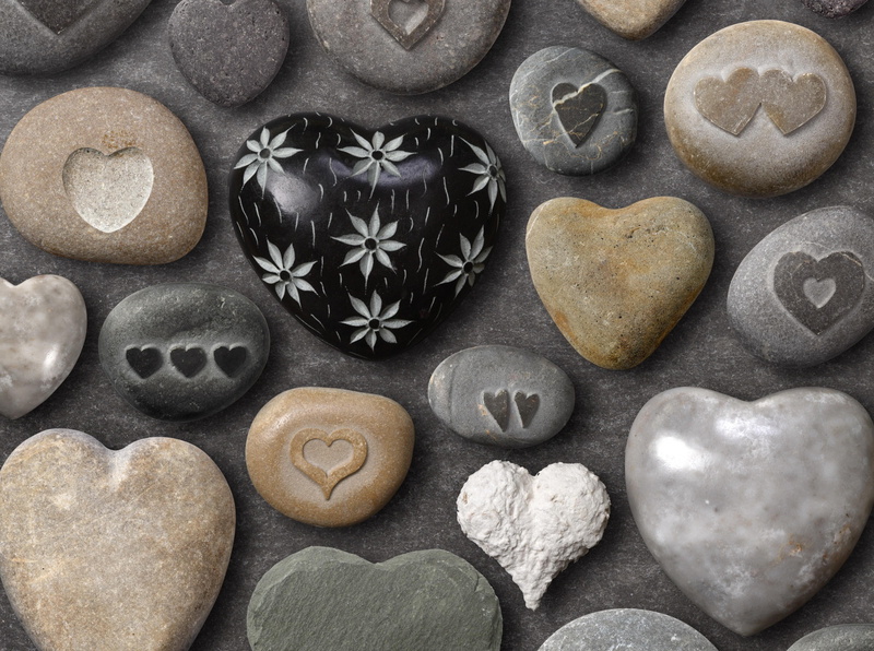 variation, 4K, lot, emotion, heart Shape, indoors, textured, large group of objects, directly above, rocks, baked, backgrounds, positive emotion, celebration