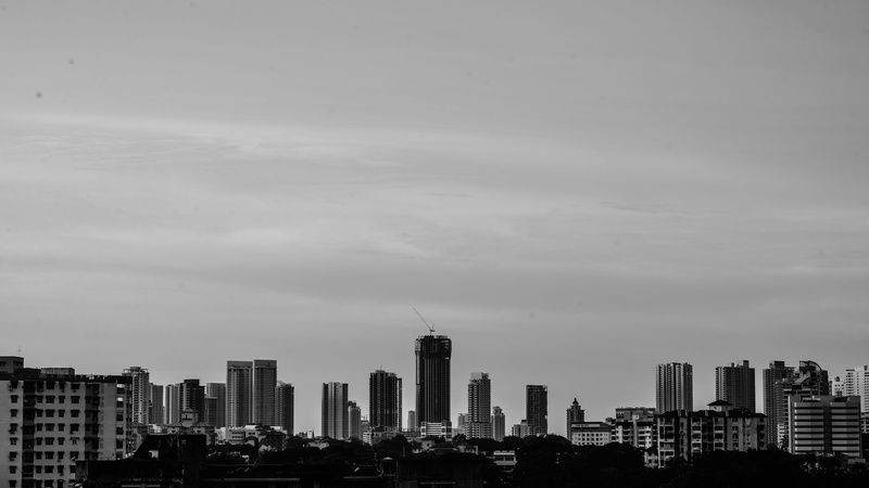 cityscape, skyscapercity, residential district, george town, no people, malaysia, settlement, building exterior, outdoors, sky, travel destinations, building