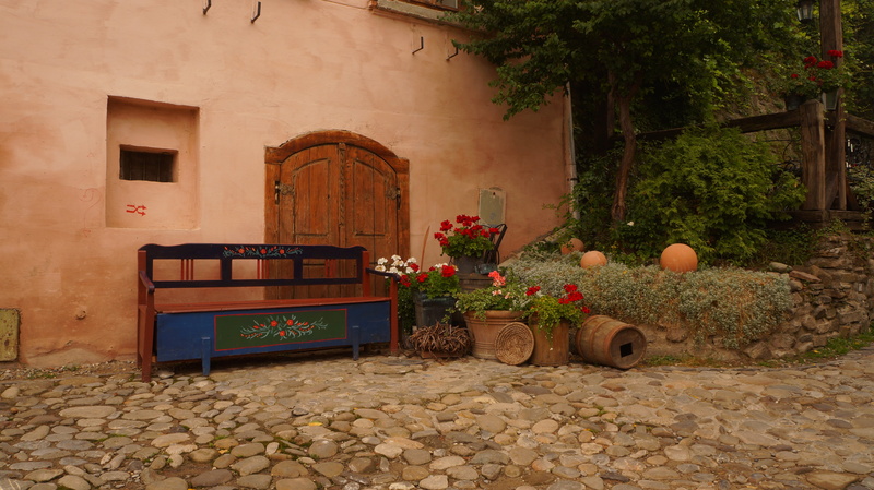 5K, house, transylvania, potted plant, old, solid, nature, building exterior, tourisme, wall, travel, building, urbanscape, europe, no people, romania