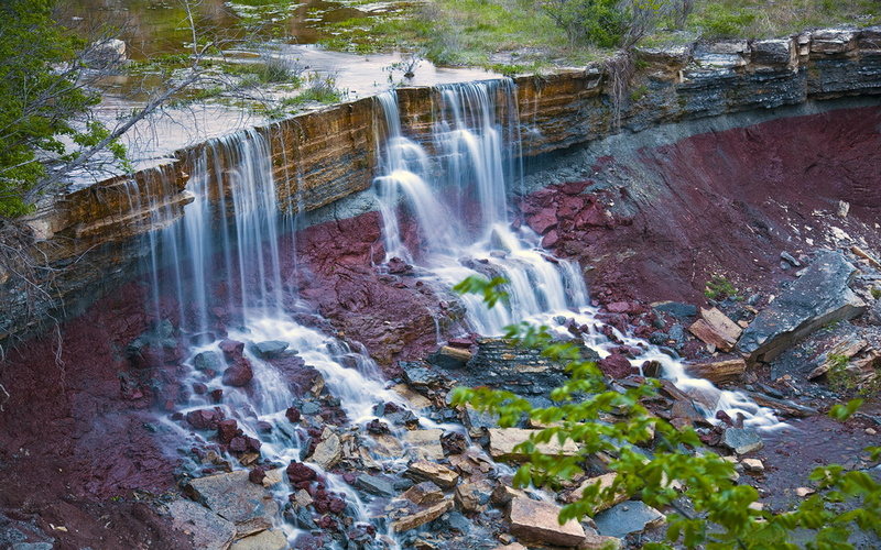 kansas, hd, cowley, lake, waterfall, beautiful, 1080P, desktop, fishing, lovech