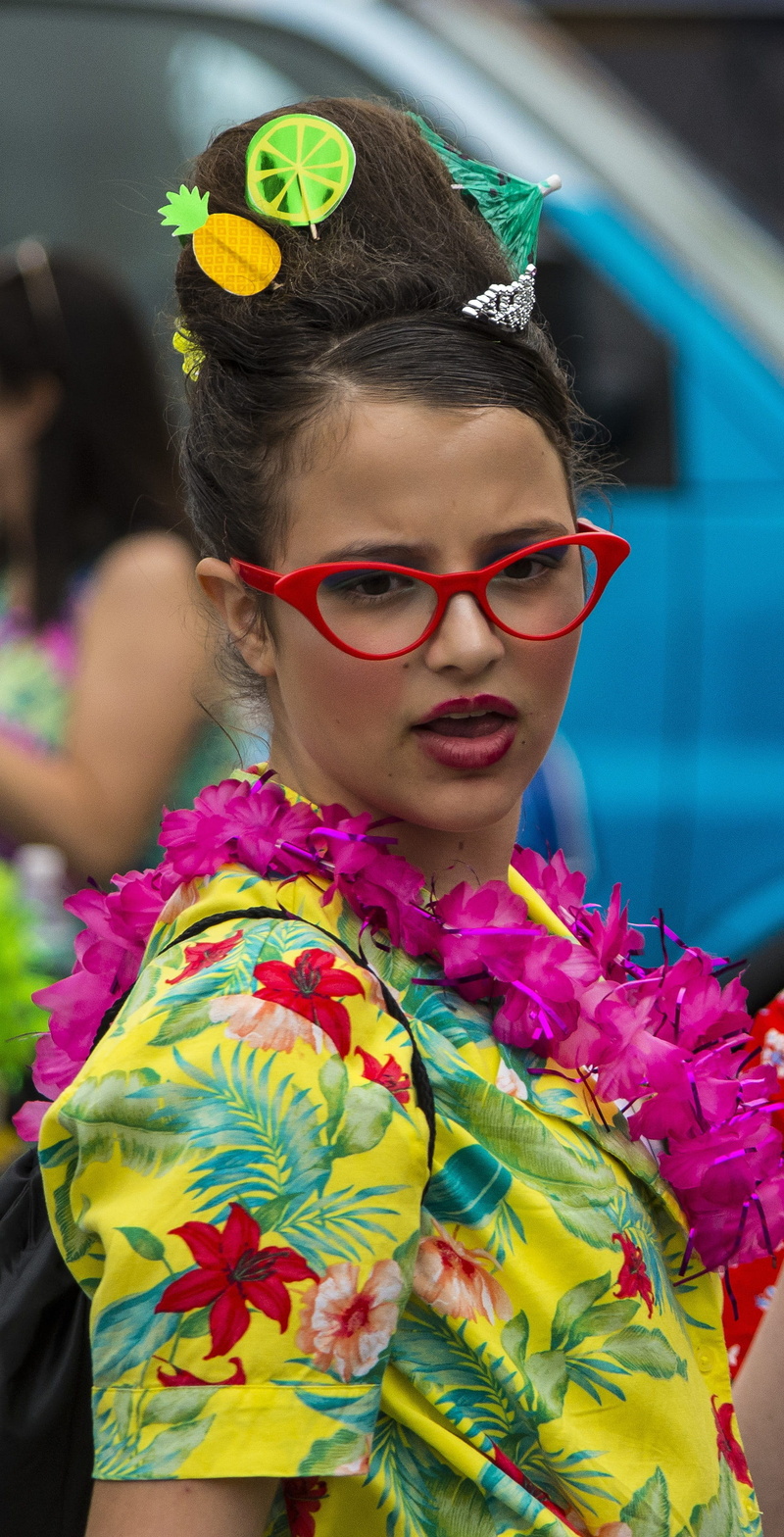 2K, woman, flowers, leisure activity, multi colored, hair, real people, city, glasses, women, lifestyles, decoration, baltimore, costume, childhood, girls