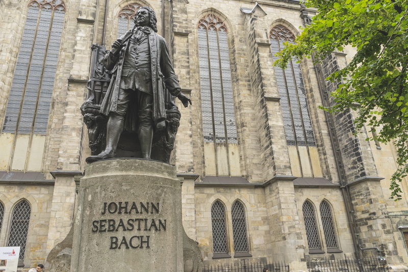 monument, low angle view, architecure, sculpture, travel, germany, outdoors, day, bach, catholic, statue, history, built structure, text, human representation