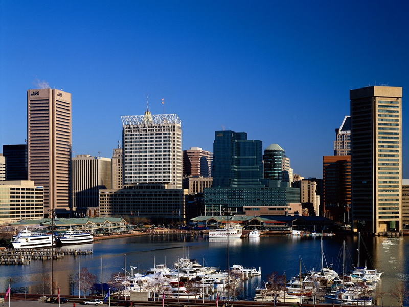 maryland, cities, harbours, baltimore, boats, 720P