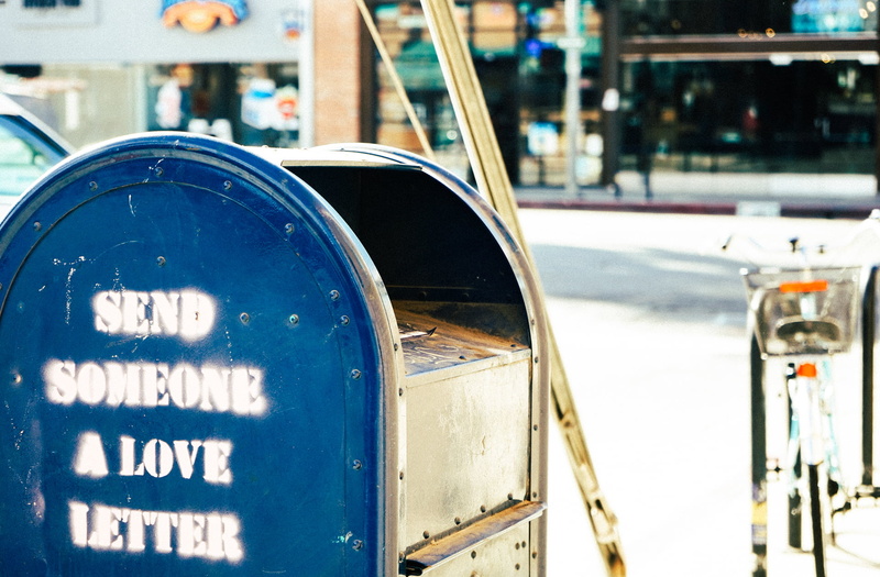 mail, mailbox, capital letter, transportation, postbox, 1080P, outdoors, correspondence, taxi, mode of transportation, built structure, city, text, post