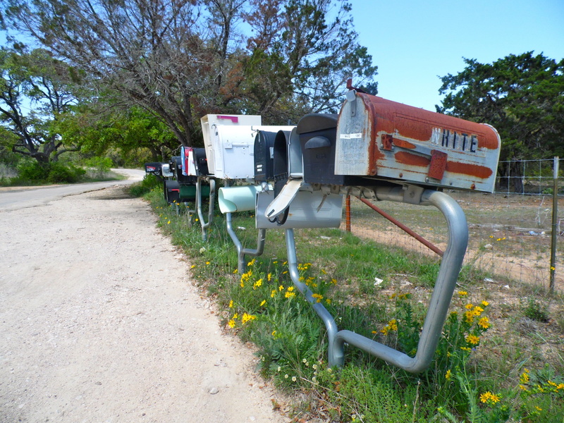 postal, no people, Mailbox, sunlight, nature, empty, outdoors, letterbox, mail, plant, direction, road, tree, box, postage, red, day, land, post, transportation