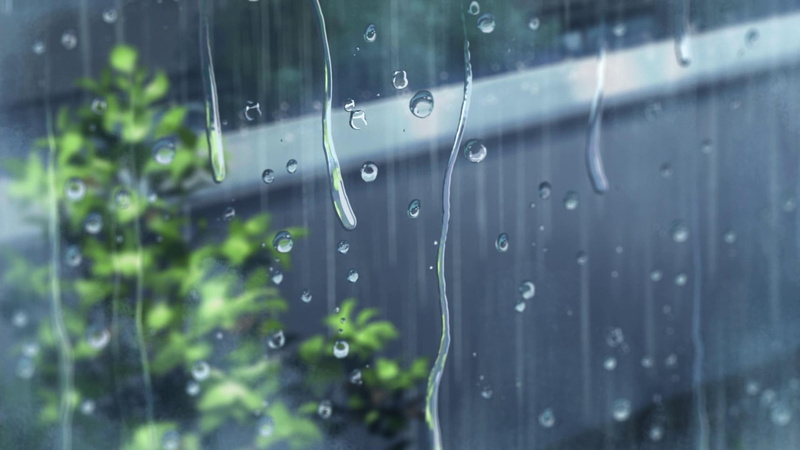 window, 1080P, The Garden of Words, rain