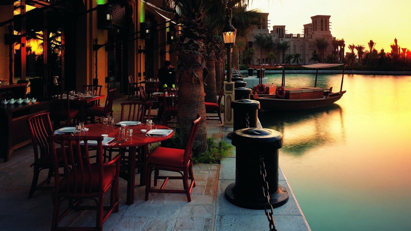 city, water, boat, restaurant, cafe, 1080P