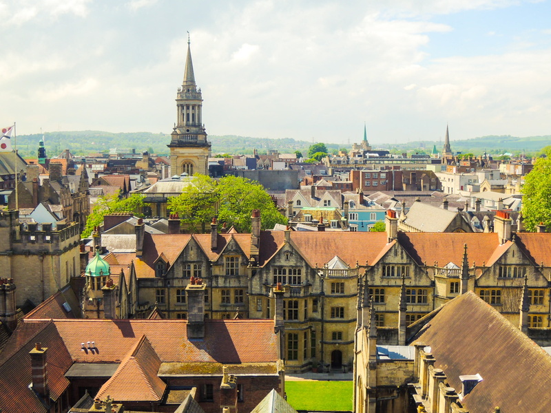 building, religion, england, british, spire, 2K, high angle view, street, oxford, spirituality, townscape, rise, historic, cityscape, built structure