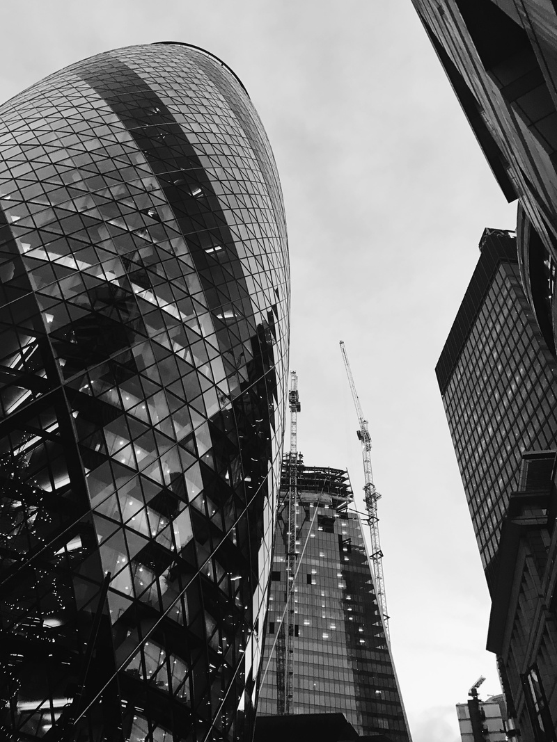 construction, structure, nature, office building exterior, iphone7, united kingdom, iphone7plus, tower, monochrome, 4K, tall - high, architecture, built structure