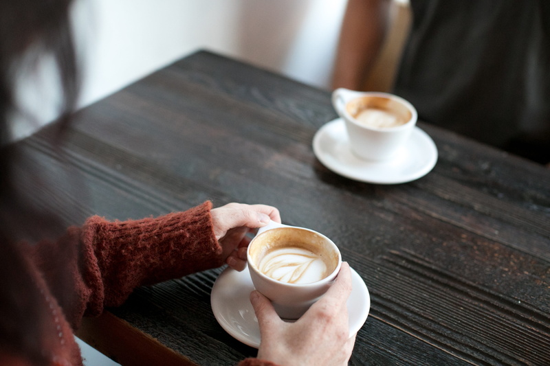 girl, cafe, table, food and drink, hand, human hand, man, latte, mug, human body part, holding, coffee - drink, dating, indoors, frothy drink, drink, adult