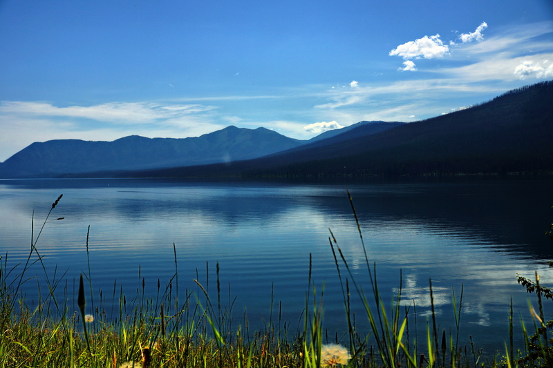 mountain Range, blue, sony, montana, 5K, lake, nature, usa, beauty In Nature, silhouette, lake mcdonald, scenics, a77, outdoors, mcdonald, hdr, sky, water
