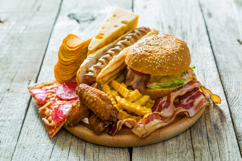 1080P, Cheese, Hot Dog, French Fries, Meal, Pizza, Meat, Burger, Food