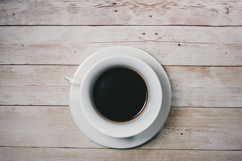 black tea, saucer, wooden table, espresso, crockery, wood, non-alcoholic beverage, table, 5K, cup of coffee, high angle view, tea cup, top view, close-up