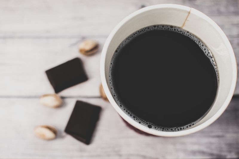 brewed coffee, tea - hot drink, breakfast, no people, tea, focus, cup of coffee, tea cup, high angle view, dark, crockery, black coffee, studio shot, cup