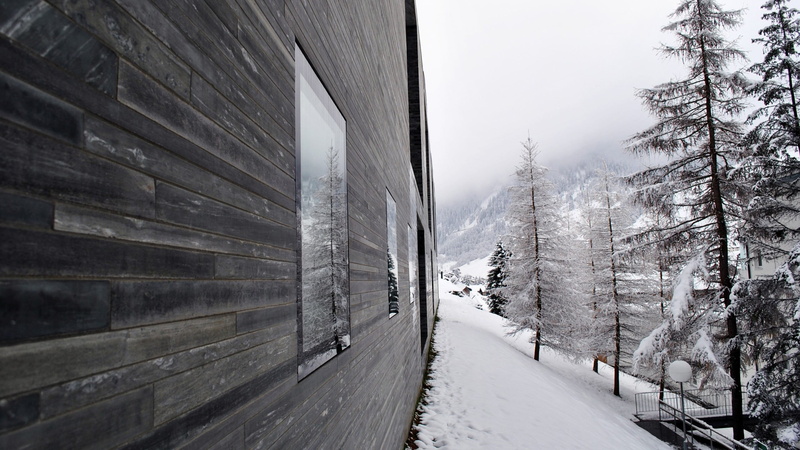 environment, building exterior, cabin, snow, built structure, tranquil scene, beauty in nature, brown, tree, nature, pine tree, plant, tranquility, architecture