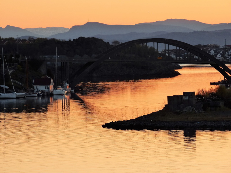 sunset, beauty in nature, sky, arch, port, outdoors, connection, waterfront, architecture, nature, built structure, bridge - man made structure, water